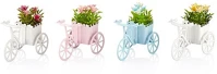 Iris E5533 Dekoráció művirággal kerékpárban 13x10cm kép