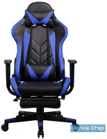 Iris GCH200BK Fekete / kék gamer szék kép