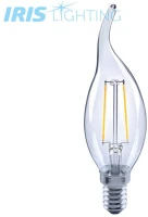 Iris ILBLE14FLCT354W4000K Lighting filament bulb longtip e14 flct35 4w/4000k/360lm aranyszínű gyertya led fényforrás kép