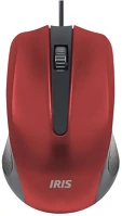 Iris IOM861-R Vezetékes egér piros kép