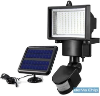 Iris MSL-015SBW-100LED Napelemes mozgásérzékelő reflektor kép