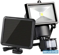 Iris MSL-016W-SBL Napelemes mozgásérzékelő reflektor kép