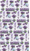Iris P2_OG_19 tekercses csomagoló papír, levendula, különböző mintákkal, 200x70cm kép