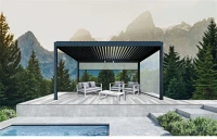 Iris PS-104WH Fehér pergola oldalfal 4 m kép