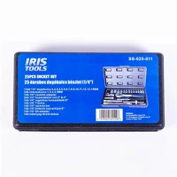 Iris SS-025-011 Iris tools ss-025-011 25 darabos dugókulcs készlet (1/4