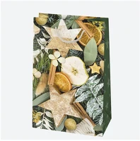 Iris T1_GW_17 Karácsonyi ajándéktasak, 100x160x60 mm, különböző mintákkal fotókkal kép