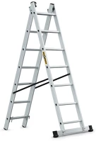 Iris tools HL-200 2X7 lépcsős alumínium létra, összecsukható, 125 kg teherbírás, en 131 kép