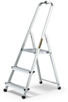 Iris tools HL-300-3S 3 (2+1) lépcsős alumínium létra, összecsukható, 125 kg teherbírás kép