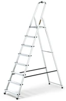 Iris tools HL-800-8S 8 (7+1) lépcsős alumínium létra, összecsukható, 125 kg teherbírás kép