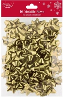 Iris X-34331-BC masni, ajándék csomagoláshoz,fényes, arany 16 db/csomag, 8db 5cm, 4 db kép