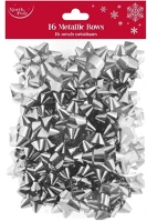 Iris X-34334-BC masni, ajándék csomagoláshoz,fényes, ezüst 16 db/csomag, 8db 5cm, 4 db kép