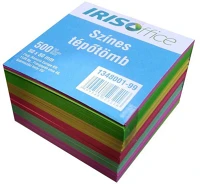 Irisoffice 1348001-99 80x80x50mm színes kockatömb kép