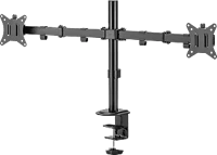 Isy ima-2400 Isy asztali monitor állvány 2 monitorhoz, dönthető-forgatható, 17-32