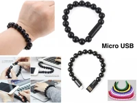 Itrading CM3162 usb-micro usb töltőkábel karkötő dizájnnal, többszínű 1248963 kép