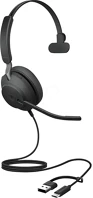 Jabra 24189-889-799 Evolve2 40 se usb c/a uc mono kép