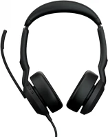 Jabra 25089-999-899 Evolve2 50 headset vezetékes fejpánt iroda/telefonos ügyfélközpont usb c-típus fekete kép