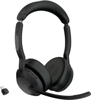 Jabra 25599-989-899 evolve2 55 headset vezeték nélküli fejpánt iroda/telefonos kép
