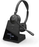 Jabra 9659-583-111 Engage 75 stereo wireless headset black kép
