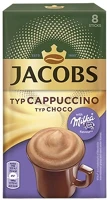Jacobs 8X16,5G Kávé instant  cappuccino milka-mogyorós 8x16,5g kép