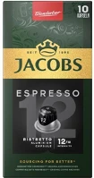 Jacobs C54312 Kávékapszula, nespresso kompatibilis  espresso 12 ristretto 10db/doboz kép