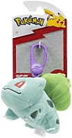 Jazwares pkw0122 Jazwares pokémon kulcstartós plüssfigura, bulbasaur, 7 cm (pkw0122)