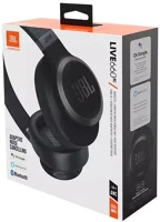 Jbl JBL-LIVE660-BLK Live 660nc bluetooth wireless on-ear headphones black eu kép