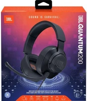 Jbl JBL-QNTM200-BLK Quantum 200 vezetékes gamer fejhallgató, fekete eu kép
