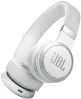 Jbl JBLLIVE670NCWHT Live 670nc bluetooth over-ear noise-cancelling headset white kép