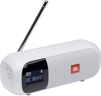 Jbl JBLTUNER2WHT Tuner 2 (hordozható dab/dab+/fm rádió bluetooth-al), fehér kép