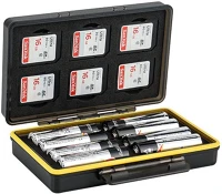 Jjc BC-3SD6AA Multi-function battery case kép