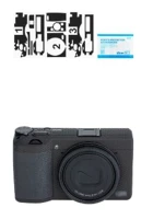 Jjc KS-GR3MK Anti-scratch protective skin film for ricoh gr iii - matrix black kép