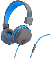 Jlab IEUHJKSTUDIORGRYBLU6 Jbuddies studio kids wired headphones - grey/blue kép