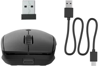 Jlab IEUMGOCHRGMSRBLK124 Go charge wireless bluetooth mouse black kép