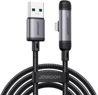 Joyroom A56, 3A, 480MB/S, 1.2M usb - lightning enjoyx series 90 degree cable kép