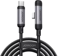 Joyroom A56, 60W, 480MB/S, 1.2M type-c - lightning enjoyx series 90 degree cable kép