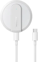 Joyroom JR-A28 Jr-a28 ultra-thin magnetic induction charger, 15w (white) kép