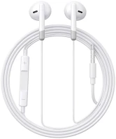 Joyroom JR-EW01 Wired earphones , half in ear (white) kép