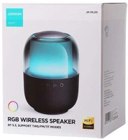 Joyroom BT 5.3, RGB Bluetooth speaker, bt 5.3, rgb light black (jr-ml05) kép
