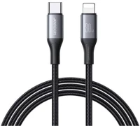 Joyroom S-A28-CLB1 type-c - lightning cable flash series cable a28, 30w, 480mb/s, 1m, black (s kép