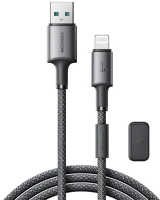 Joyroom S-A50_U_L_G unlimited adatkábel (usb - lightning, 3a, gyorstöltő, 120cm + mágneses kép