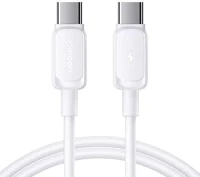 Joyroom S-CC100A141W type-c - type-c cable multi-color series cable a14, 60w, 480mb/s, 1.2m, white kép