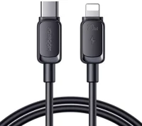 Joyroom S-CL020A111B type-c - lightning cable multi-color series a14, 20w, 480mb/s, 1.2m, black kép