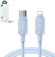 Joyroom S-CL020A11BL type-c - lightning cable multi-color series a14, 480mb/s, 20w, 1.2m, blue kép