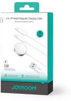 Joyroom S-IW007 wireless charger 3-in-1 qi+lightning+lightning cable for iphone and apple kép