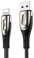 Joyroom S-M411_B_LIGHTNING200 sharp adatkábel (usb - lightning, 2.4a, gyorstöltő, 200cm, cipőfűző kép