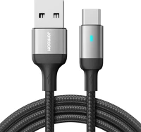 Joyroom S-UC027A10 3M CB Cable to usb-a / type-c / 3a / 3m  s-uc027a10 (black) kép