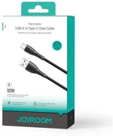 Joyroom SA32-AC6 Usb - type-c cable starry series, 480mb/s, 100w, 1m, black (sa32-ac6) kép