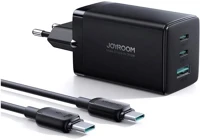Joyroom TCG01 hálózati töltő USB-A + 2xUSB-C aljzat + USB-C - USB-C kábel (65W, GaN kép