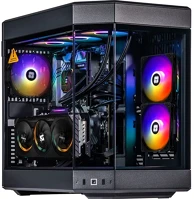 Jtc 9800X3D Ryzen 7 9800x3d mid tower gamer számítógép fekete kép