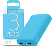 Juice JU194716 Jui-pbank-3-eco-aqa eco 3 10000mah 15w világoskék power bank kép